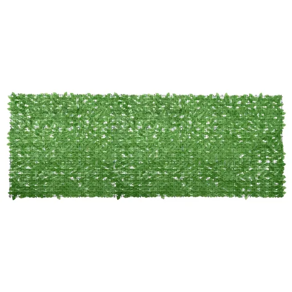 Écran de balcon avec feuilles vert 400x150 cm