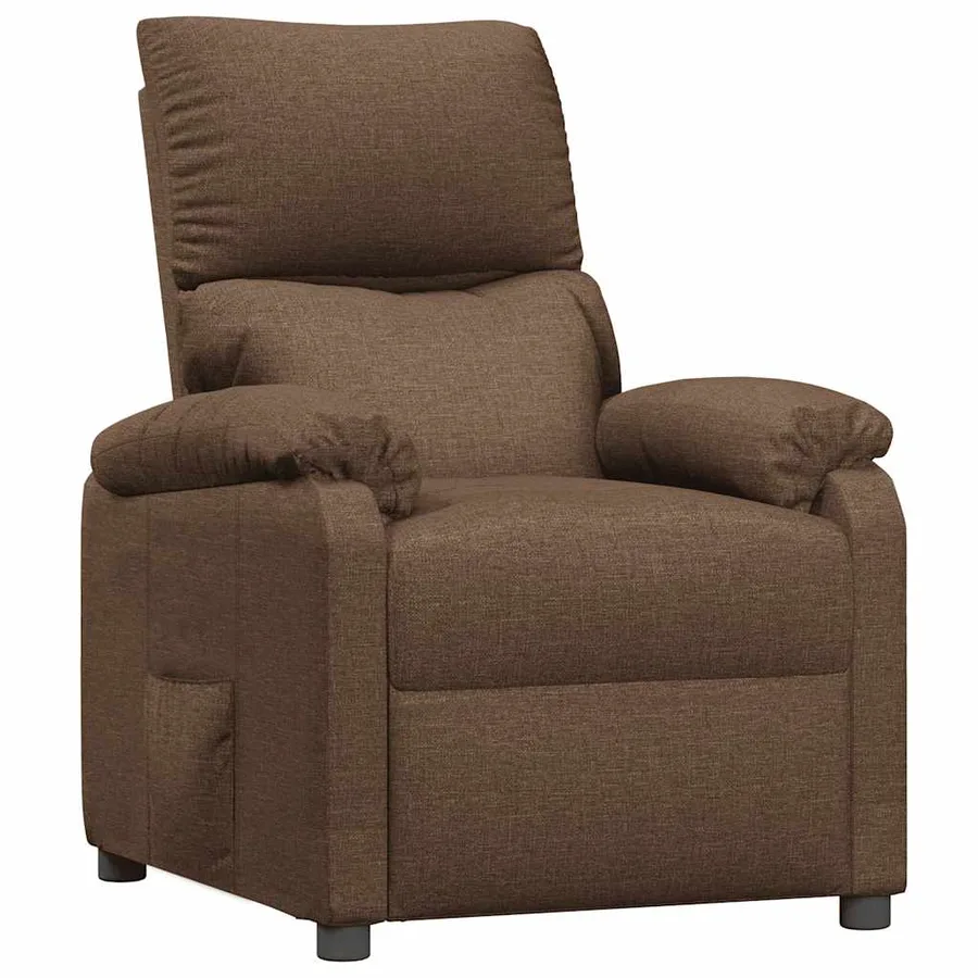 Fauteuil inclinable Marron Tissu - 2