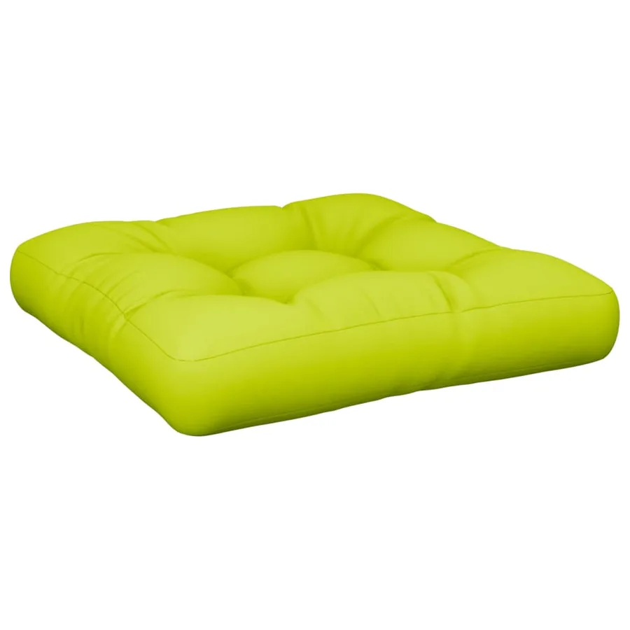Coussin de palette vert vif tissu - 2