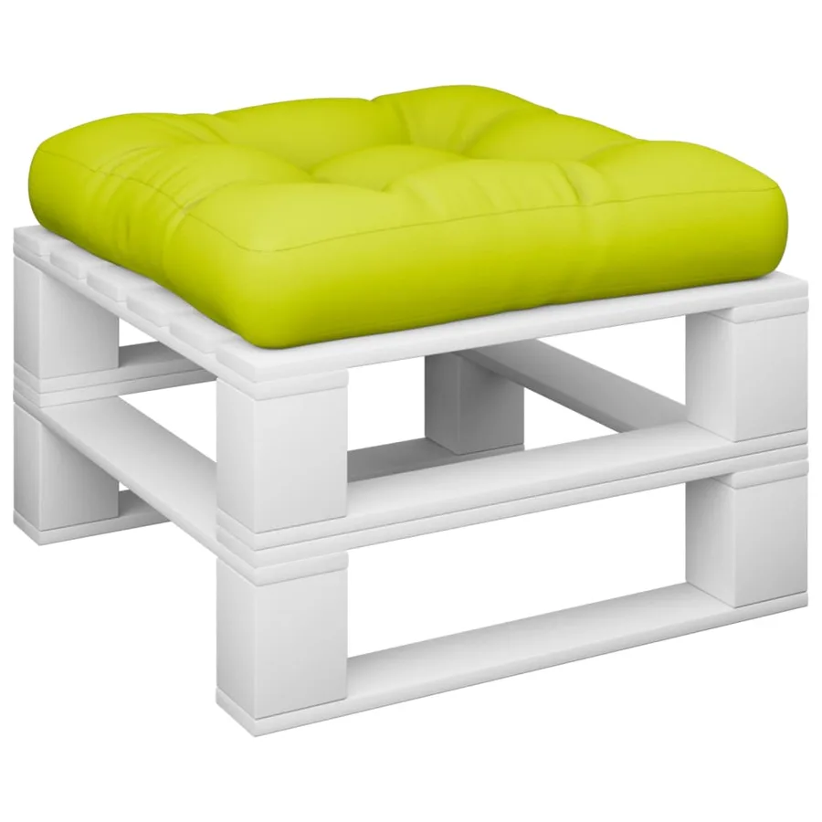 Coussin de palette vert vif tissu - 3