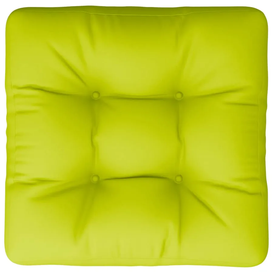 Coussin de palette vert vif tissu - 6