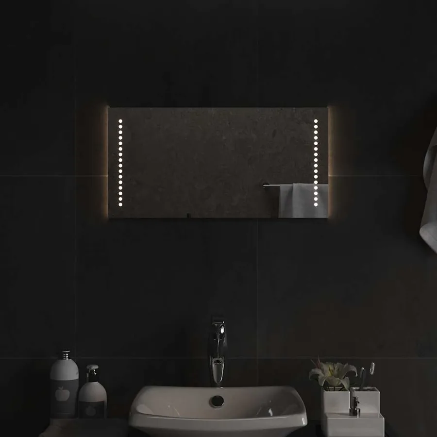 Miroir de salle de bain à LED 60x30 cm