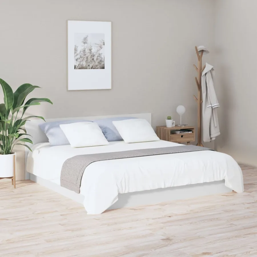 Tête de lit Blanc 200x1,5x80 cm Bois d'ingénierie - 3