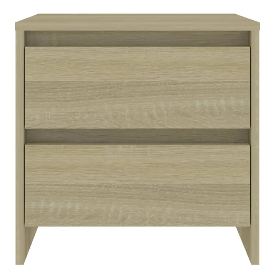 Tables de chevet 2 pcs chêne sonoma bois d'ingénierie - 4
