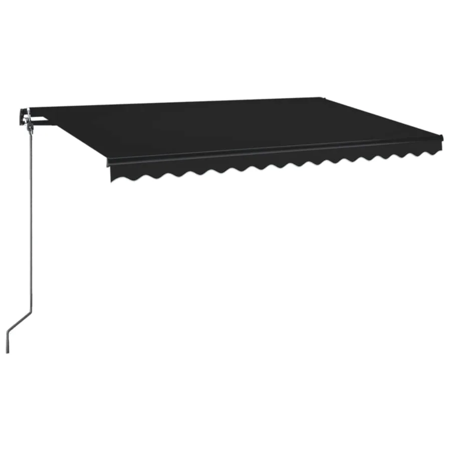 Auvent manuel rétractable 450x350 cm Anthracite - 2