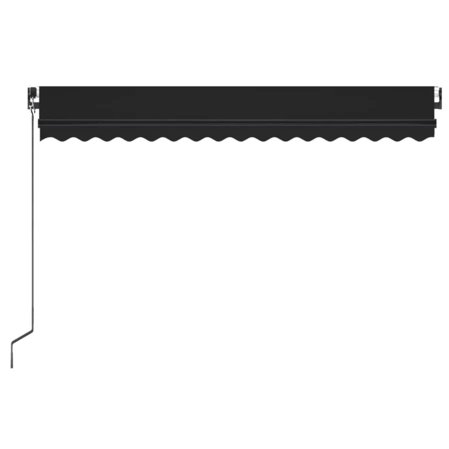 Auvent manuel rétractable 450x350 cm Anthracite - 4