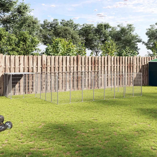 Chenil Argenté 15,73 m² Acier