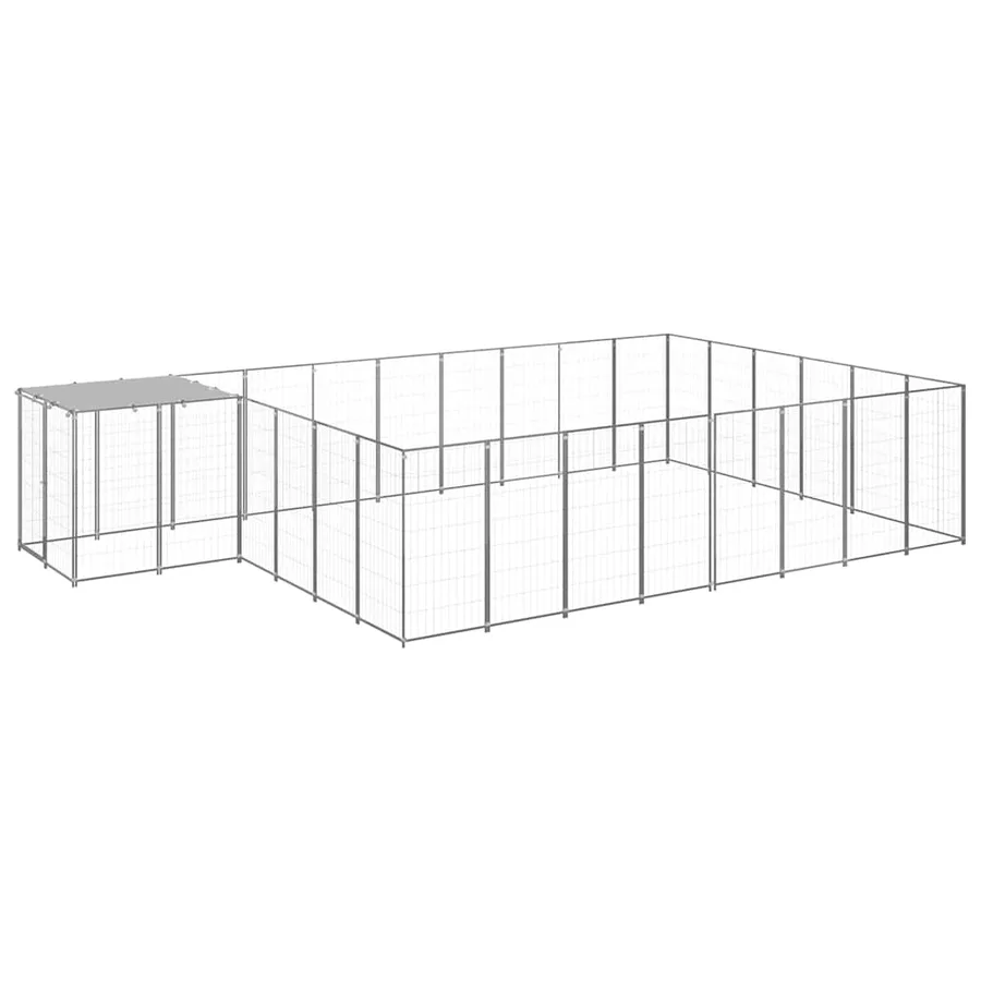 Chenil Argenté 15,73 m² Acier - 2