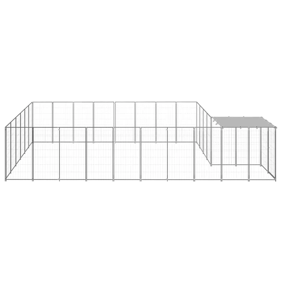 Chenil Argenté 15,73 m² Acier - 4