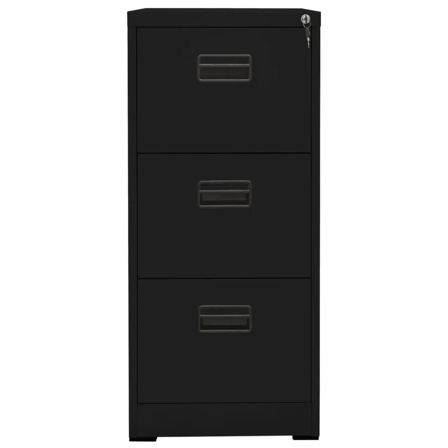 Classeur Noir 46x62x102,5 cm Acier - 2