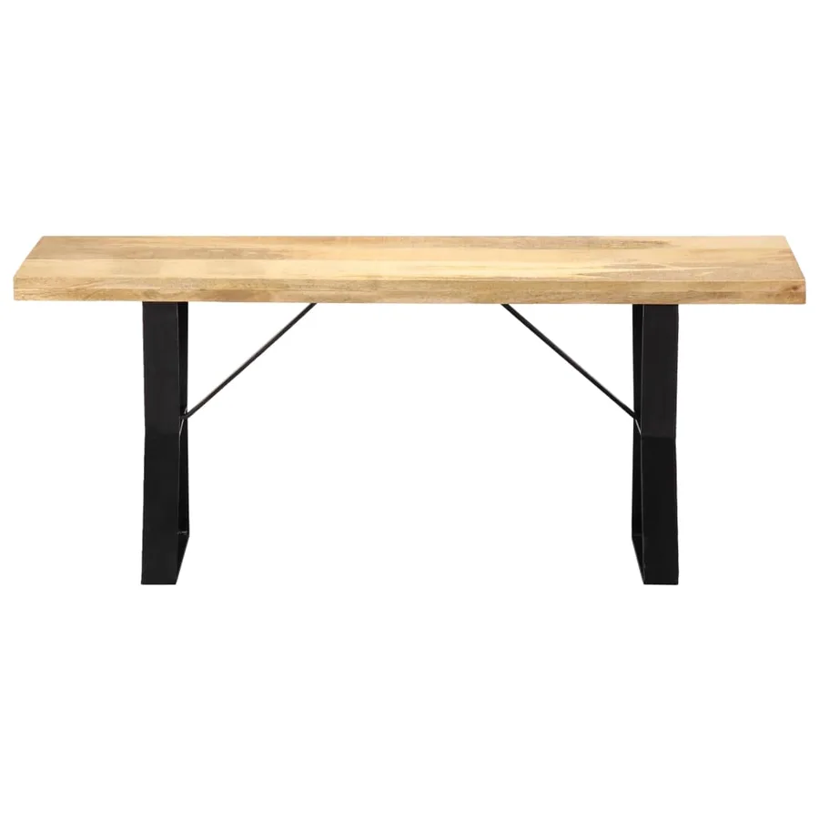 Banc 110 cm Bois de manguier massif - 2