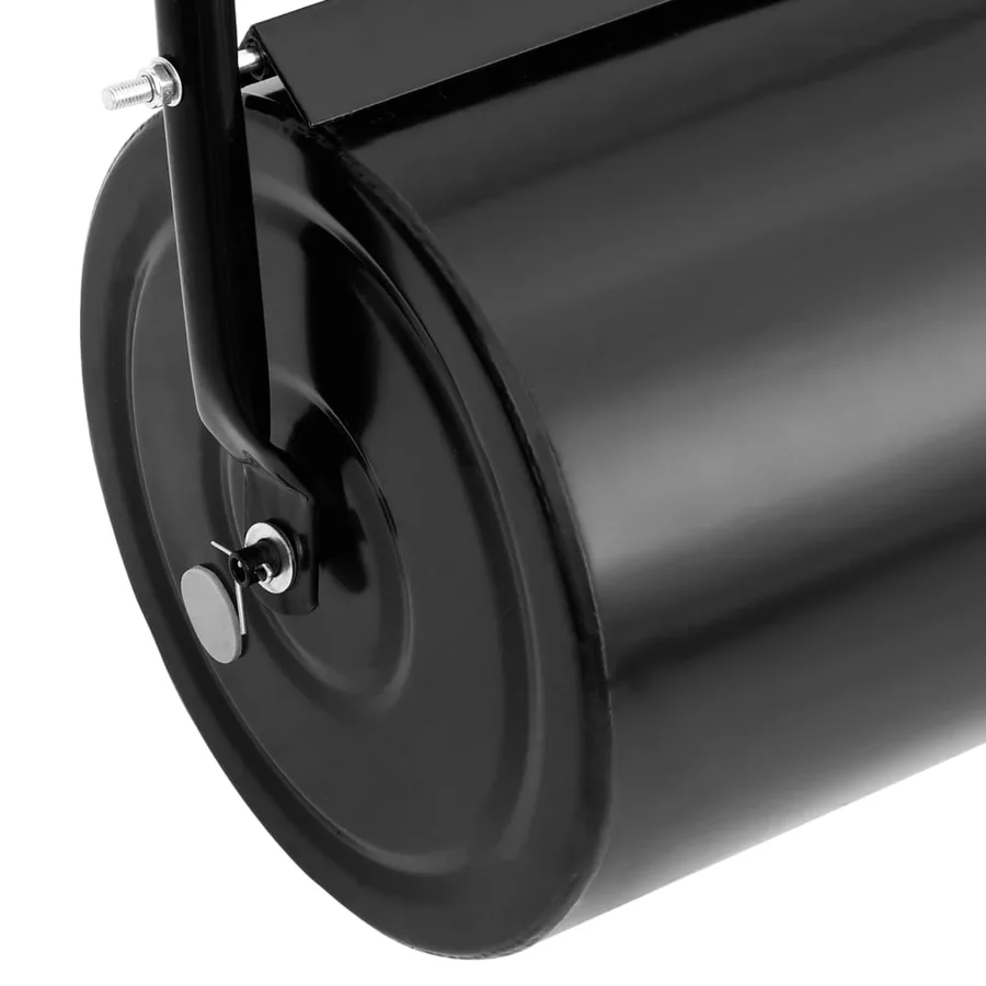 Rouleau à gazon de jardin avec poignée noir 42 L fer et acier - 4