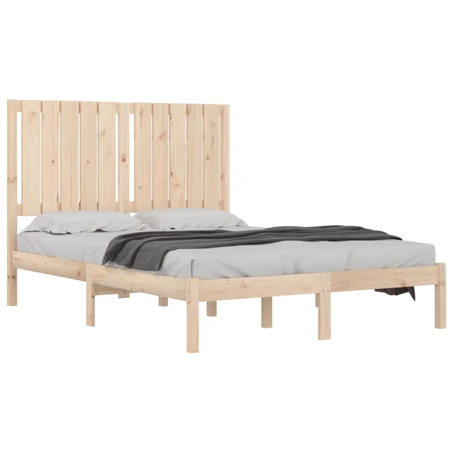 Cadre de lit sans matelas 120x200 cm bois de pin massif - 3