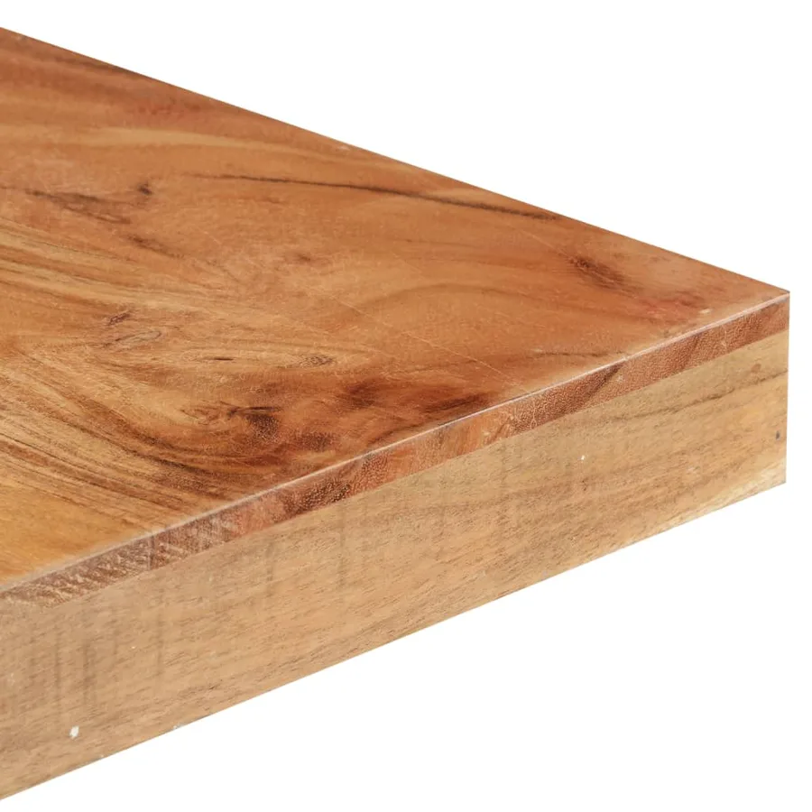 Table de salle à manger 160x80x76 cm Bois d'acacia solide - 4