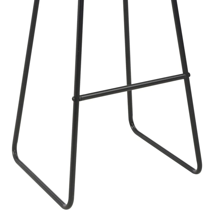 Mobilier de bar 3 pcs Acier Noir - 13