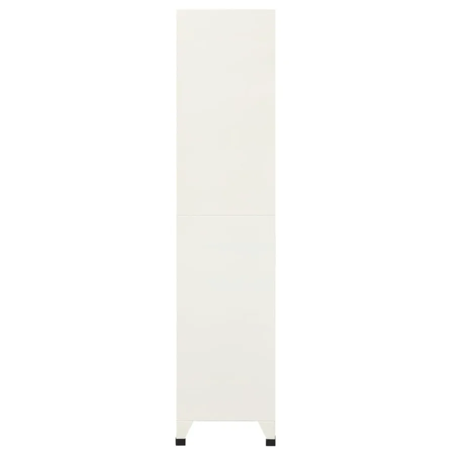 Armoire à casiers Gris et bleu 90x40x180 cm Acier - 4