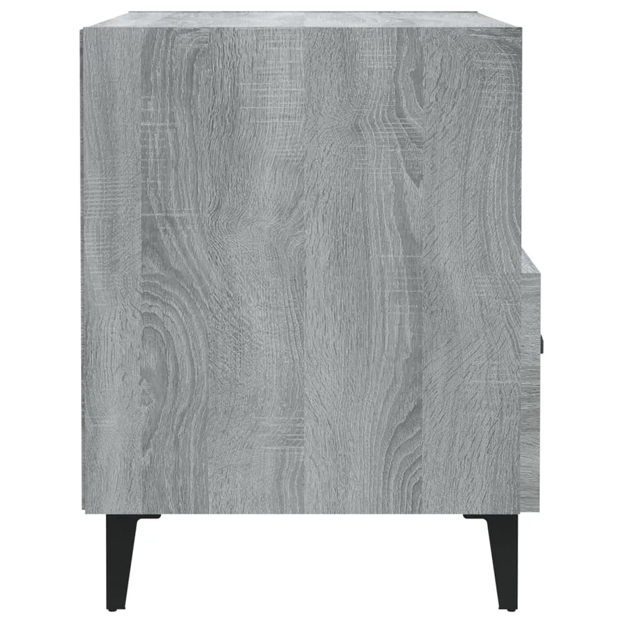 Table de chevet Sonoma gris Bois d'ingénierie - 4