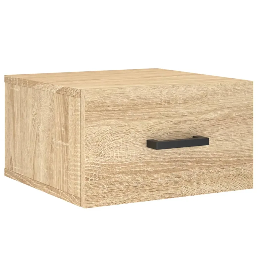 Tables de chevet murales 2 pcs chêne sonoma 35x35x20 cm - 5