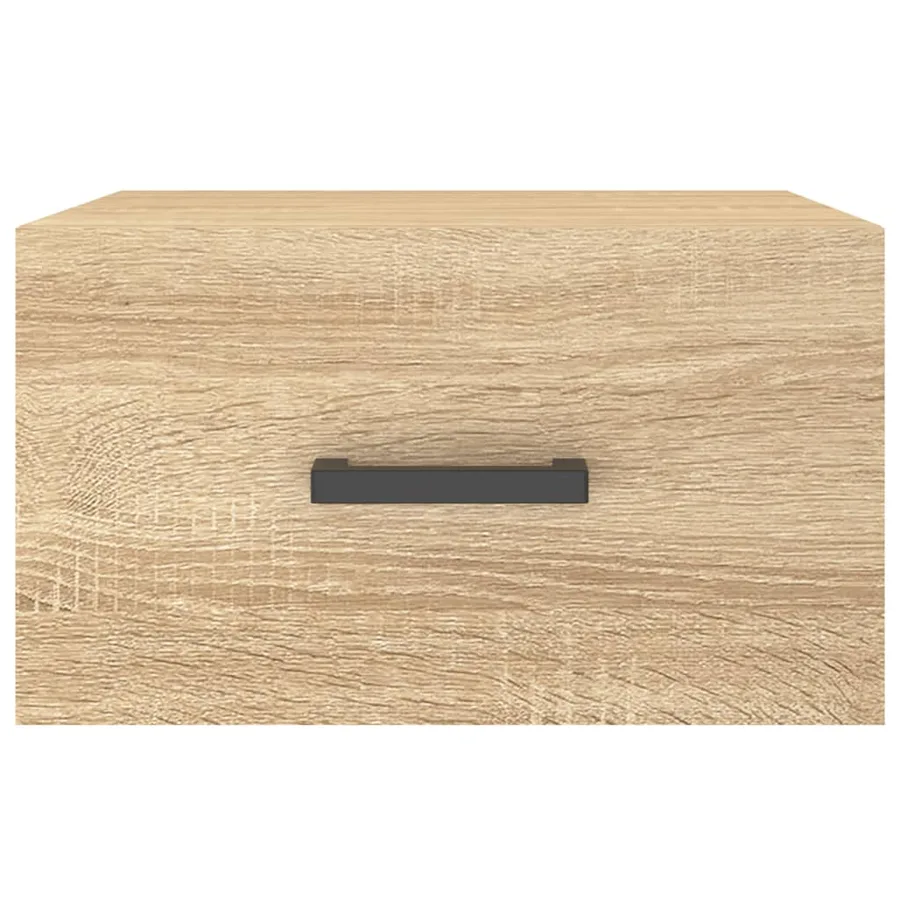 Tables de chevet murales 2 pcs chêne sonoma 35x35x20 cm - 6