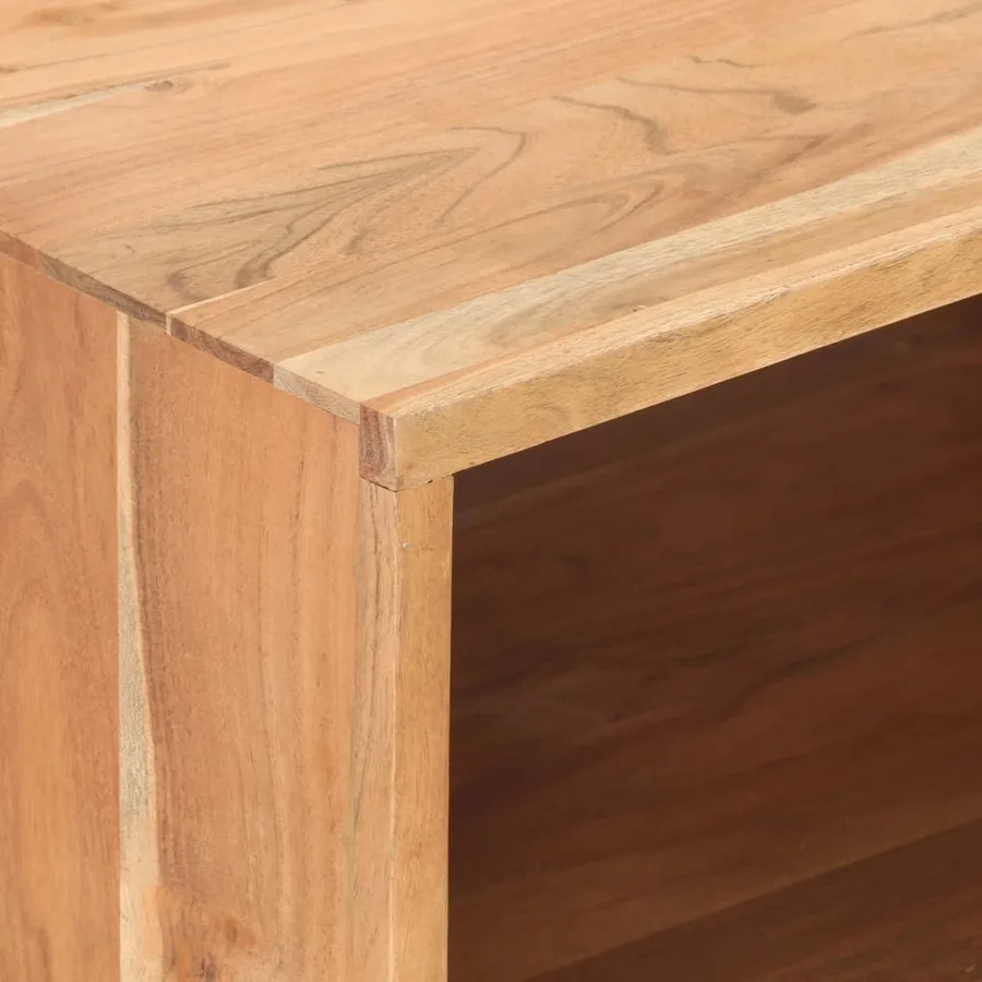 Table basse 100x50x45 cm Bois d'acacia massif - 4