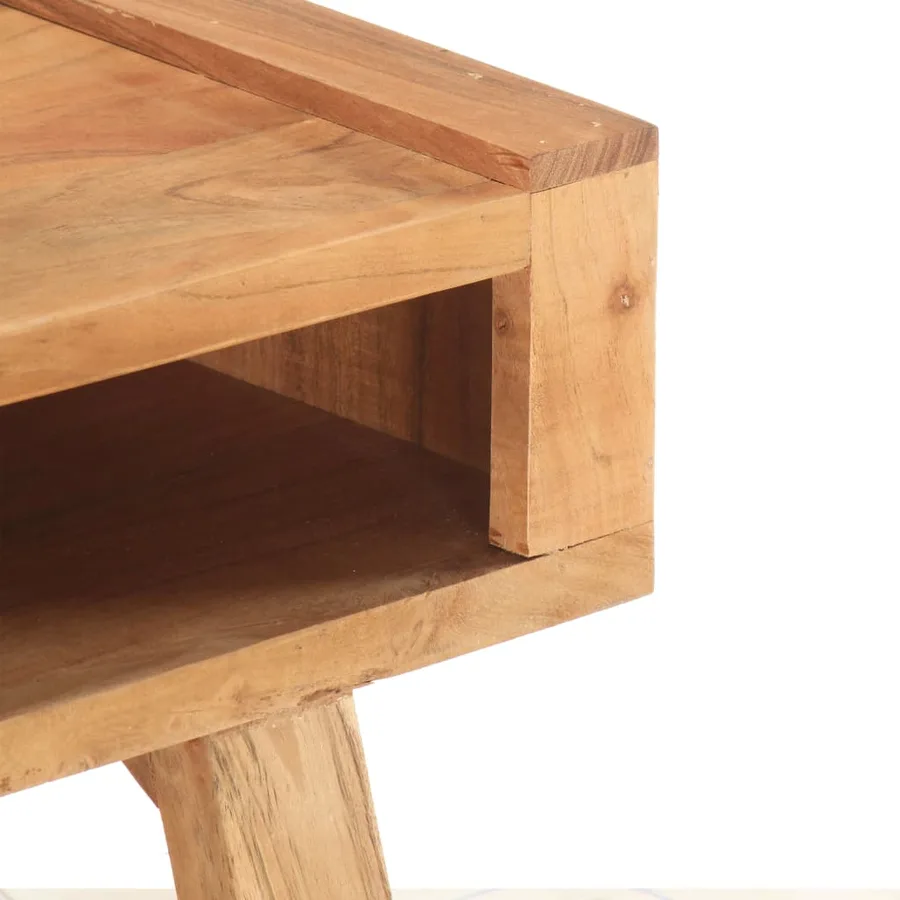 Table basse 100x50x45 cm Bois d'acacia massif - 5