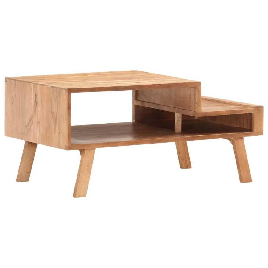 Table basse 100x50x45 cm Bois d'acacia massif - 7