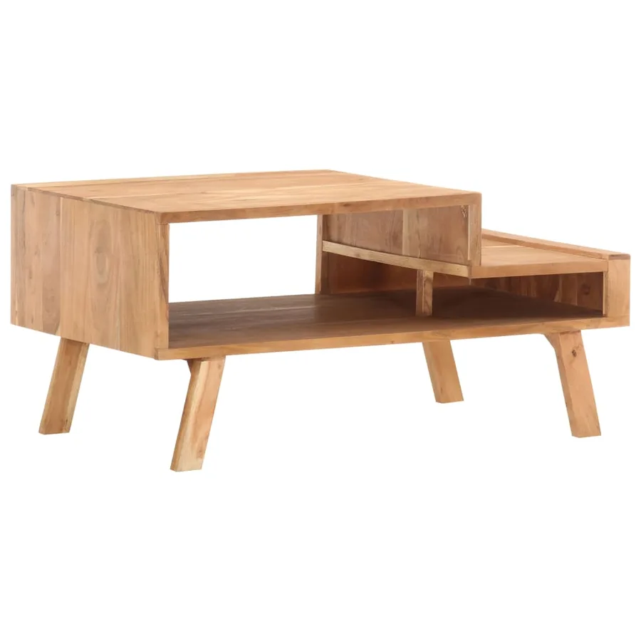 Table basse 100x50x45 cm Bois d'acacia massif - 8