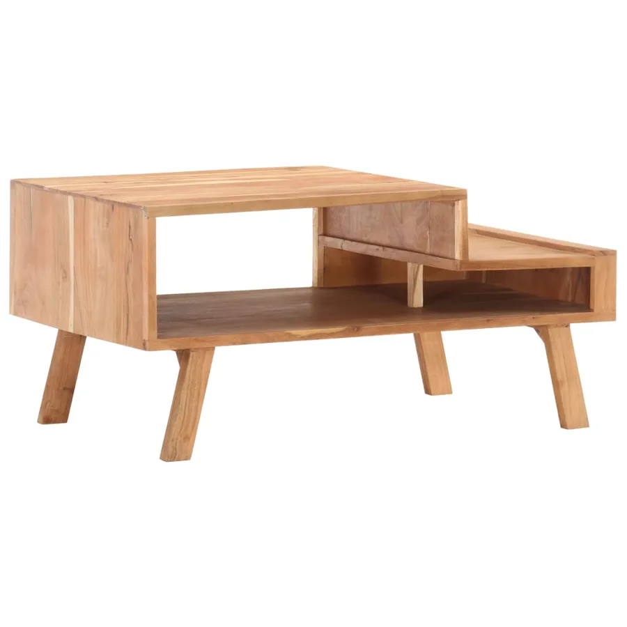 Table basse 100x50x45 cm Bois d'acacia massif - 9