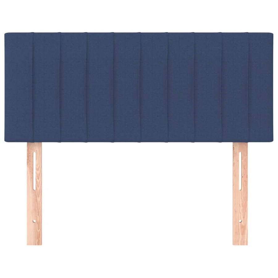 Tête de lit Bleu 100x5x78/88 cm Tissu - 3