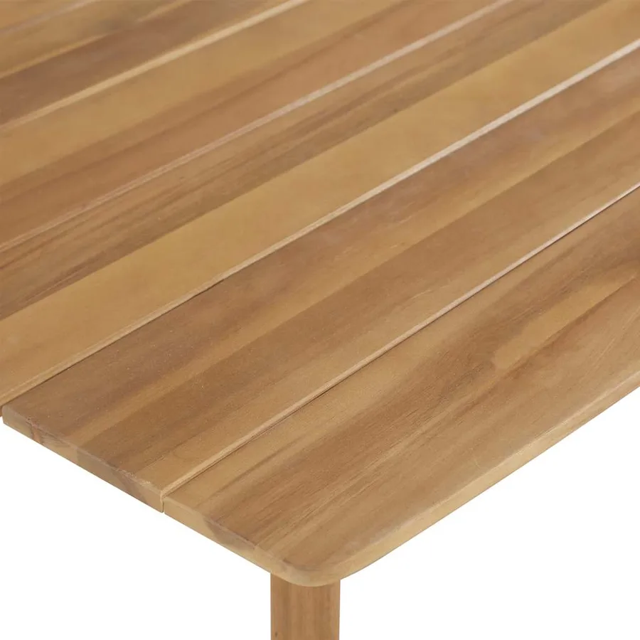 Ensemble à manger d'extérieur 5 pcs Bois d'acacia solide - 4