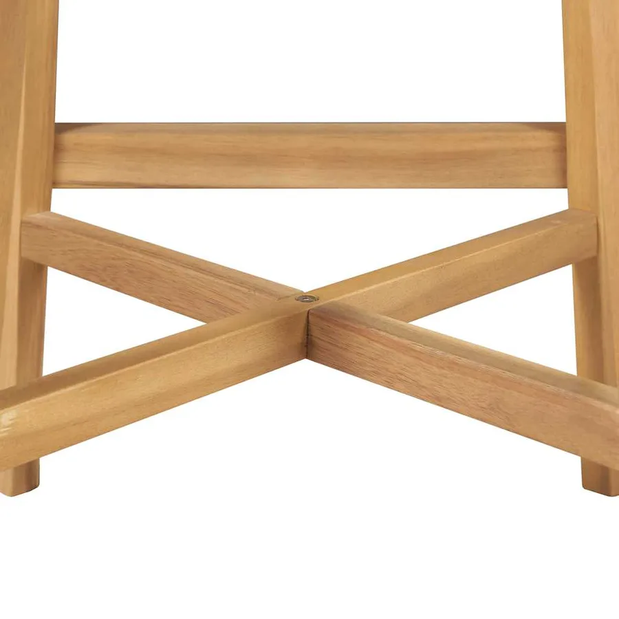 Ensemble à manger d'extérieur 5 pcs Bois d'acacia solide - 5