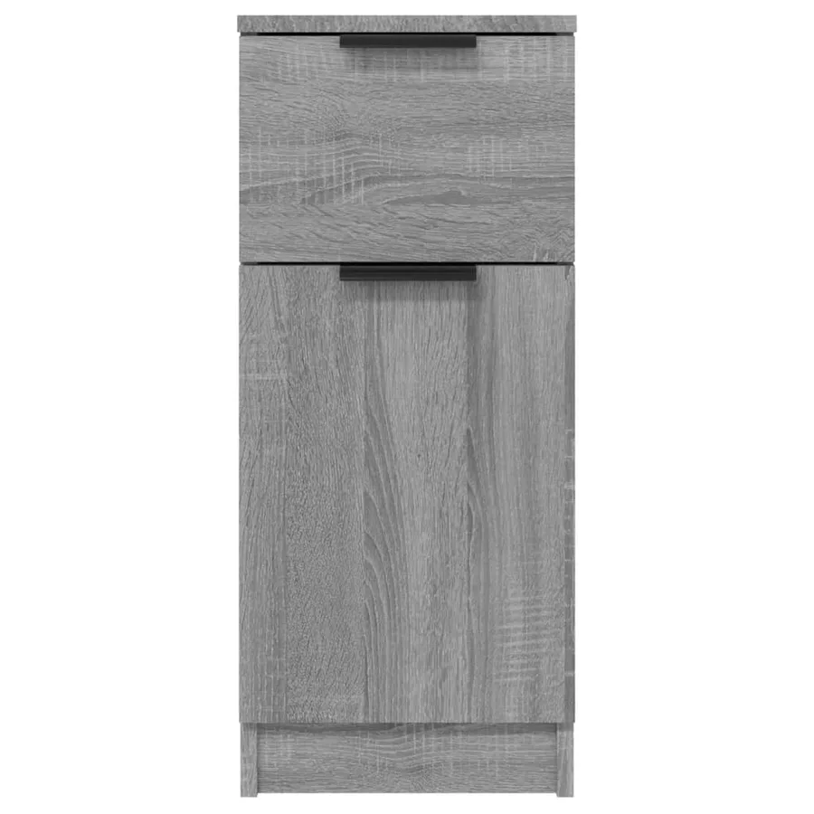 Buffets 2 pcs Sonoma gris 30x30x70 cm Bois d'ingénierie - 5