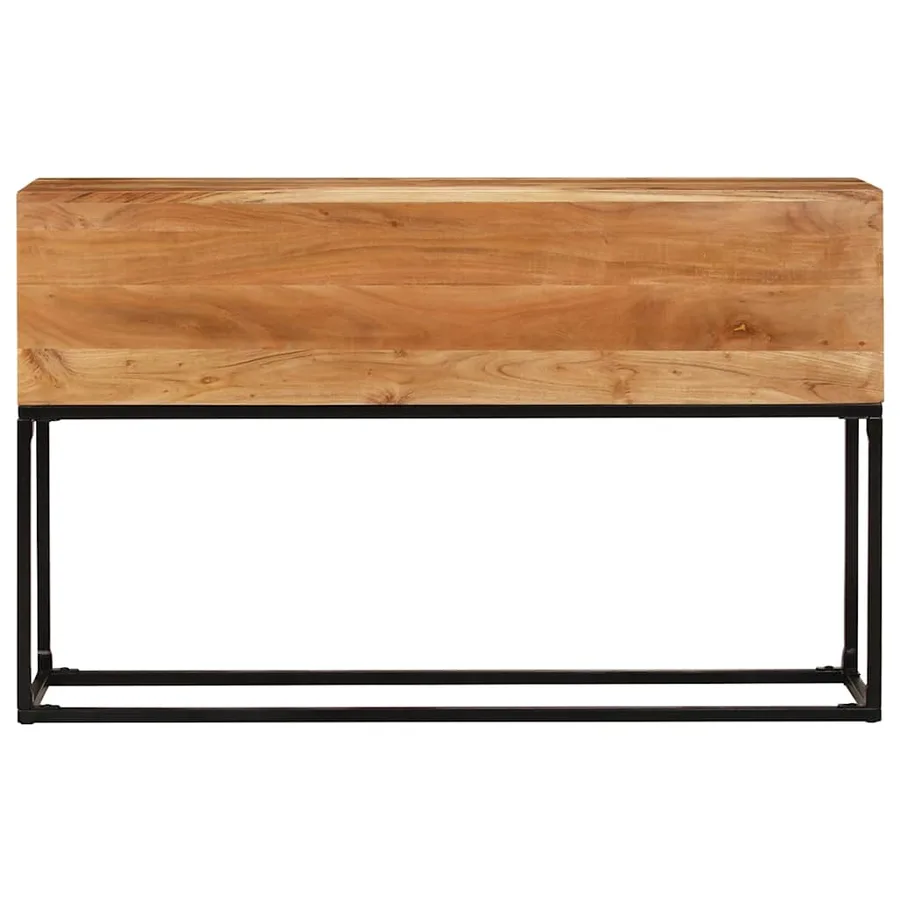 Table console 120x30x75 cm Bois d'acacia massif - 2