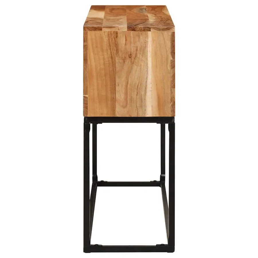 Table console 120x30x75 cm Bois d'acacia massif - 3
