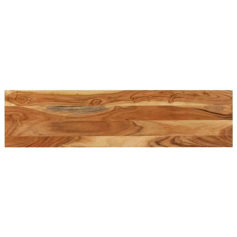 Table console 120x30x75 cm Bois d'acacia massif - 4