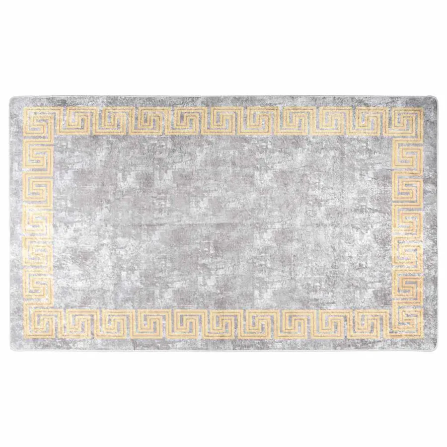 Tapis lavable 120x180 cm gris - 2