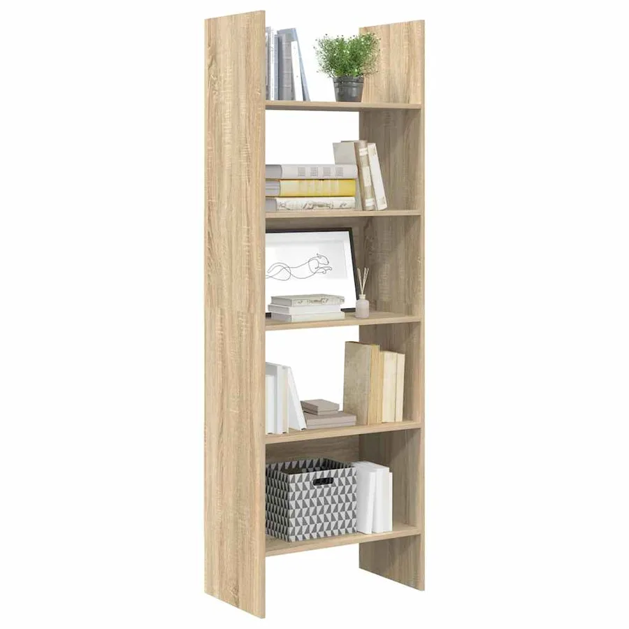 Bibliothèque Chêne sonoma 60x35x180 cm Bois d’ingénierie - 4