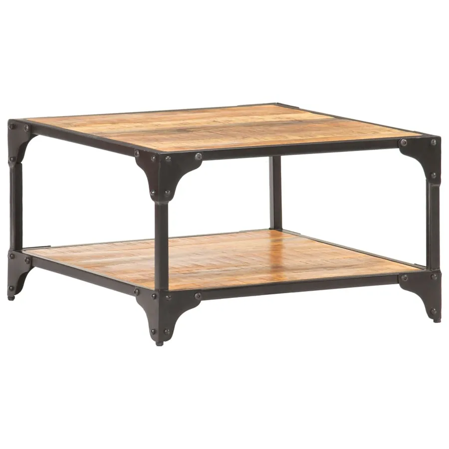 Table basse 60x60x35 cm Bois de manguier massif - 10