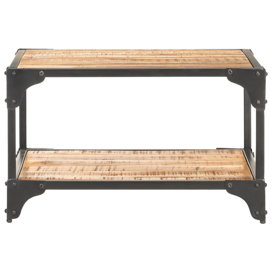 Table basse 60x60x35 cm Bois de manguier massif - 2