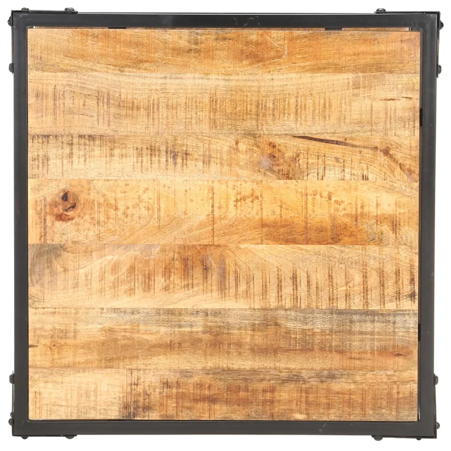 Table basse 60x60x35 cm Bois de manguier massif - 3
