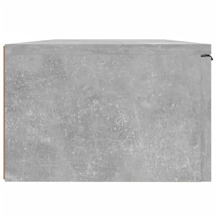 Armoire murale Gris béton 68x30x20 cm Bois d'ingénierie - 8