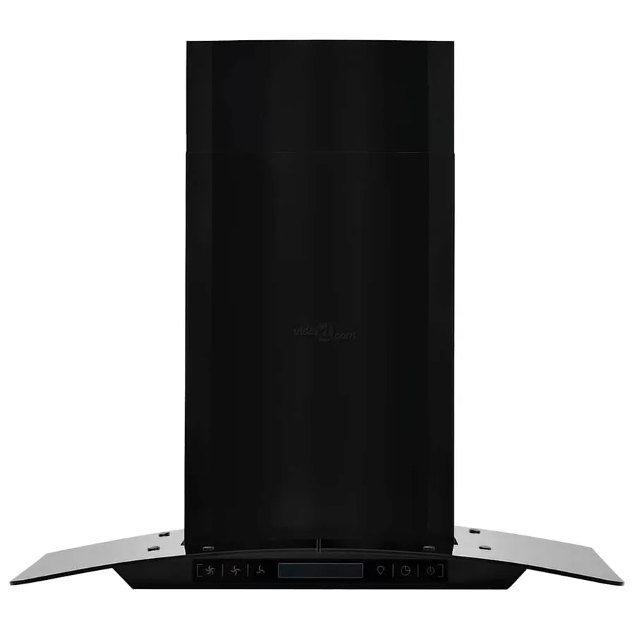 Hotte murale Acier inoxydable 756 m³/h 60 cm Noir - 2
