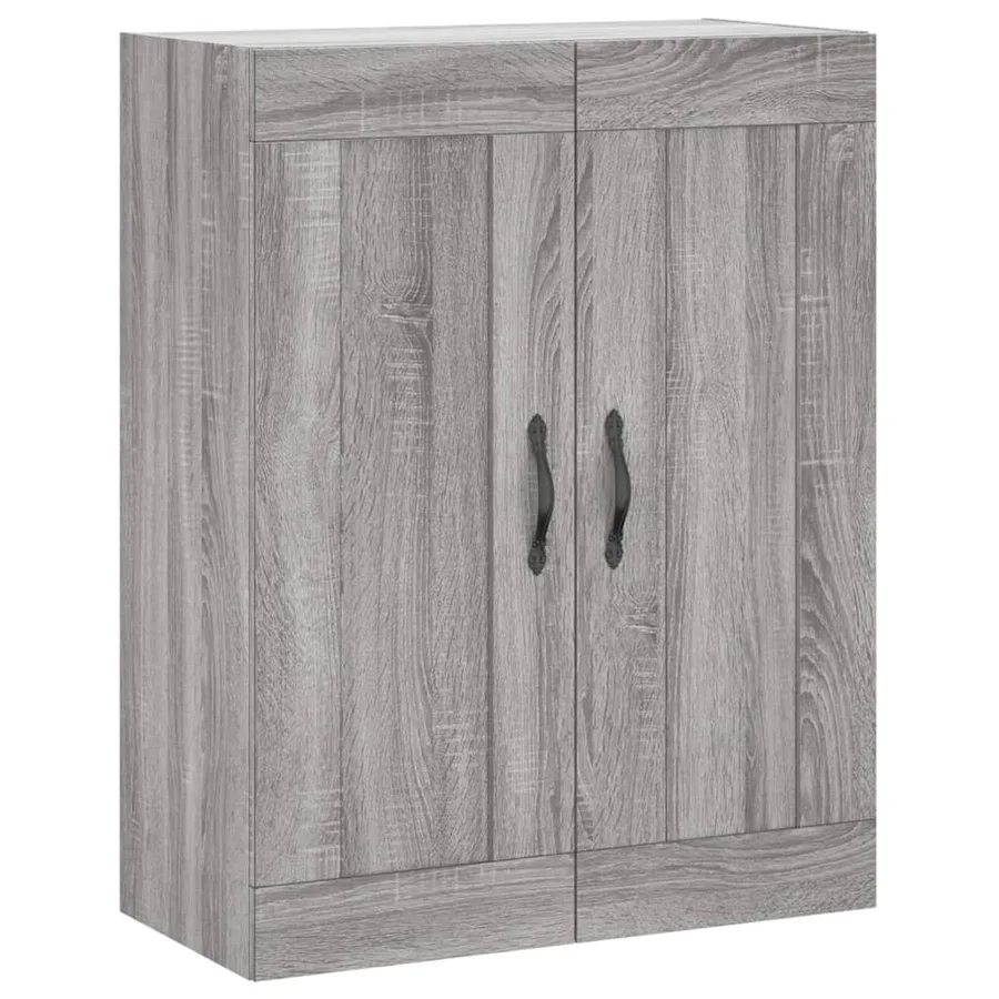 Buffet haut Sonoma gris 69,5x34x180 cm Bois d'ingénierie - 5