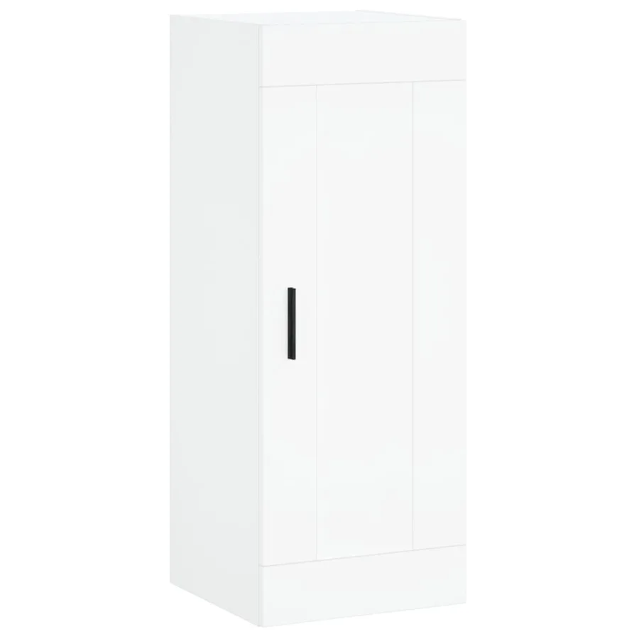 Armoire murale blanc 34,5x34x90 cm bois d'ingénierie - 2