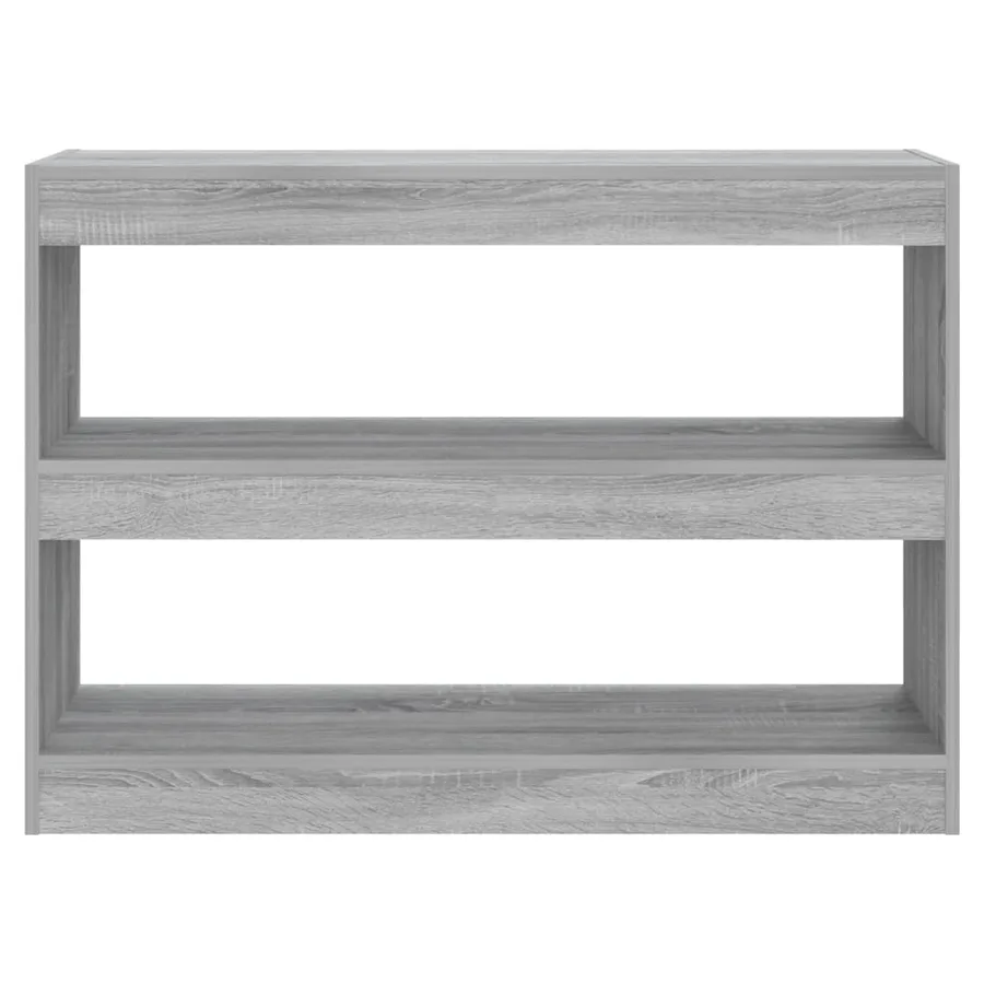 Bibliothèque/Séparateur de pièce sonoma gris 100x30x72 cm - 3