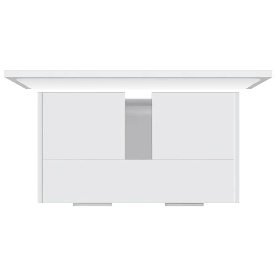 Ensemble de meubles de salle de bain Blanc Bois d'ingénierie - 7
