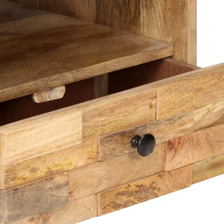 Table basse 90x50x35 cm Bois solide de manguier - 6