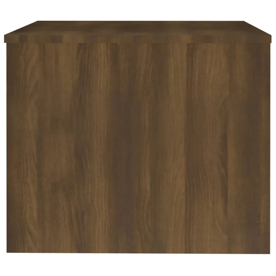 Table basse Chêne marron 80x50x40 cm Bois d'ingénierie - 7