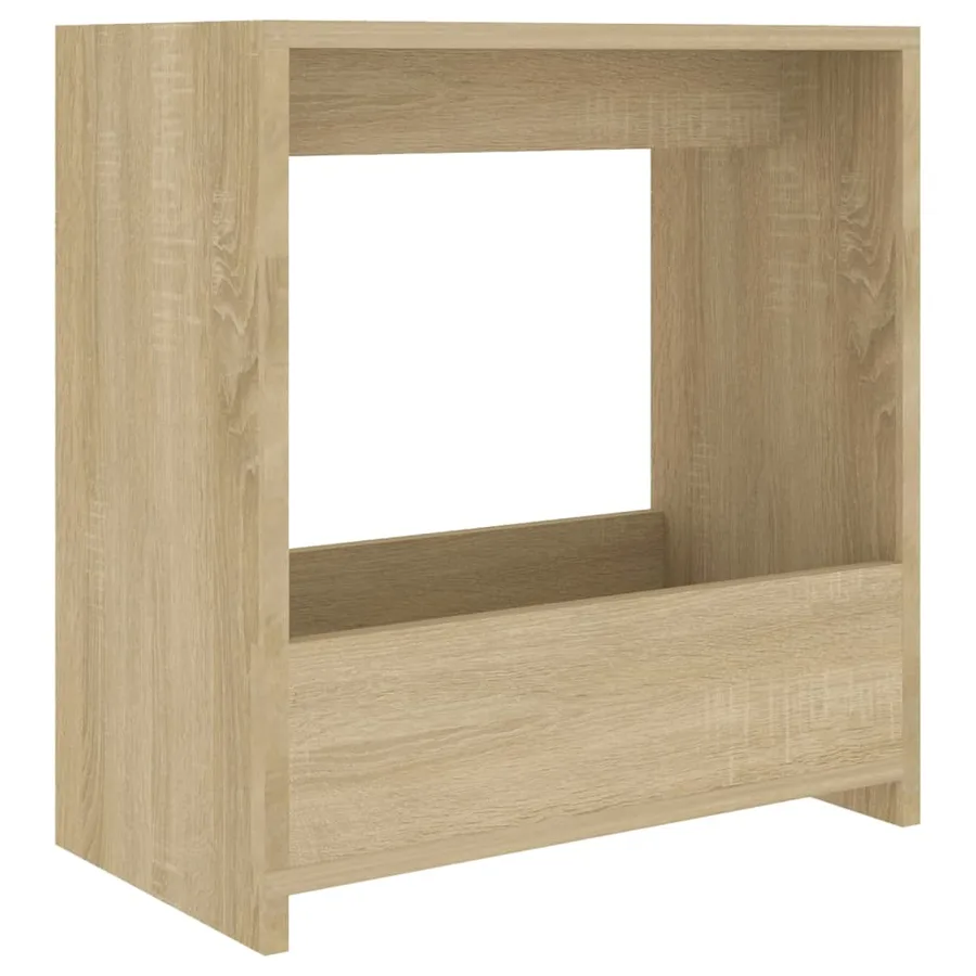Table d'appoint chêne sonoma 50x26x50 cm bois d'ingénierie - 2