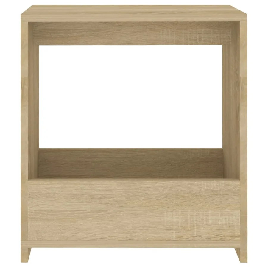 Table d'appoint chêne sonoma 50x26x50 cm bois d'ingénierie - 4